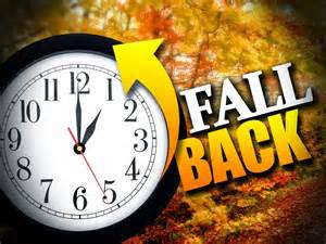 Daylights Savings time ends