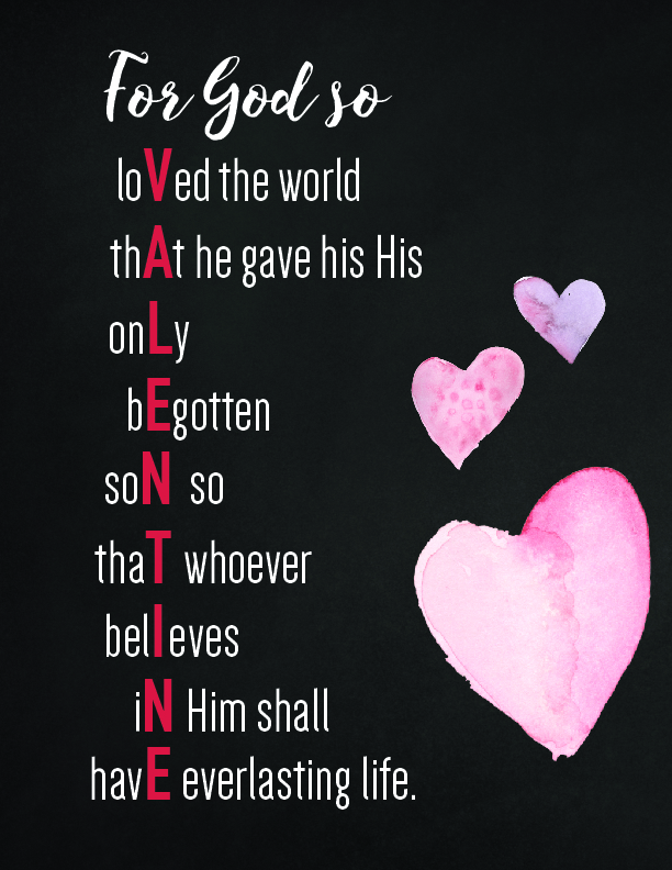 Valentines day poem