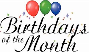 birthdays of the month