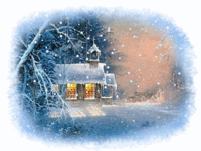 snowing town 1